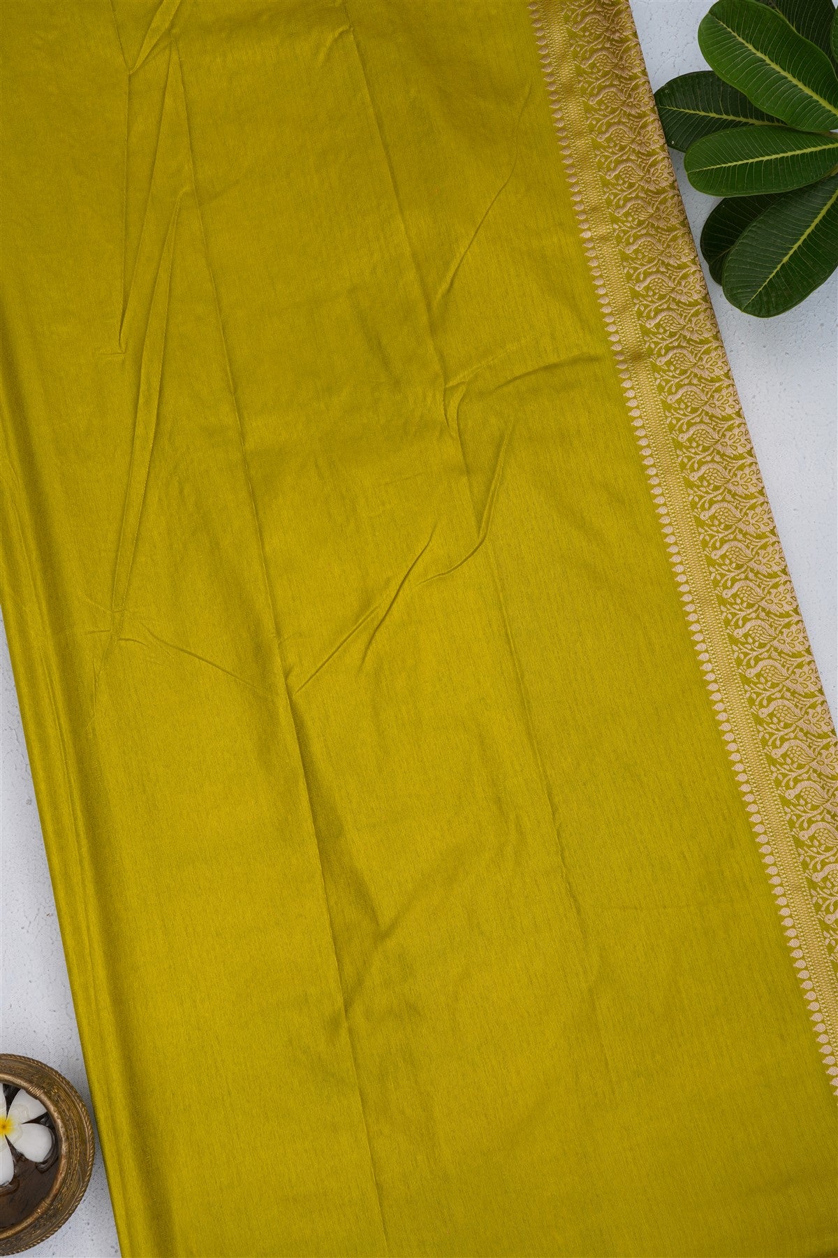 Banarasi Warm Silk Dark Green Saree