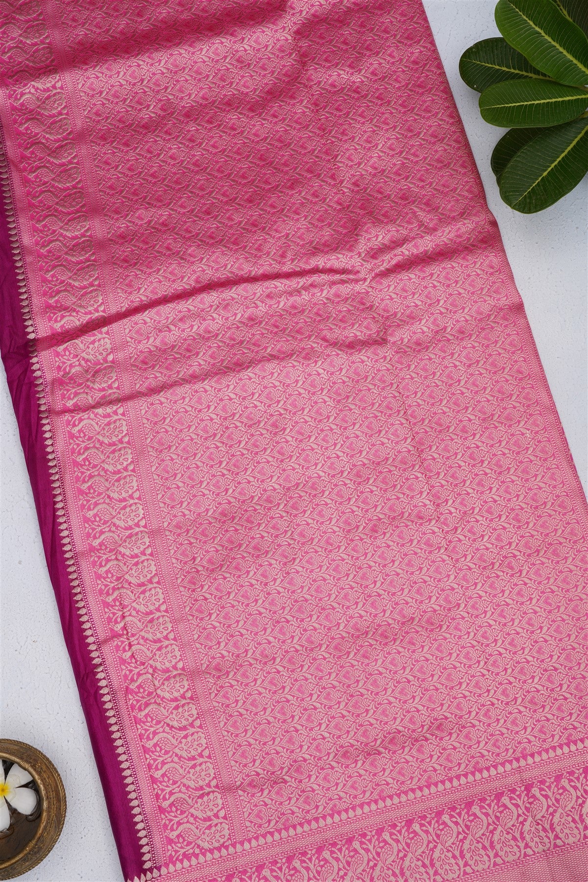 Banarasi Warm Silk Purple Saree