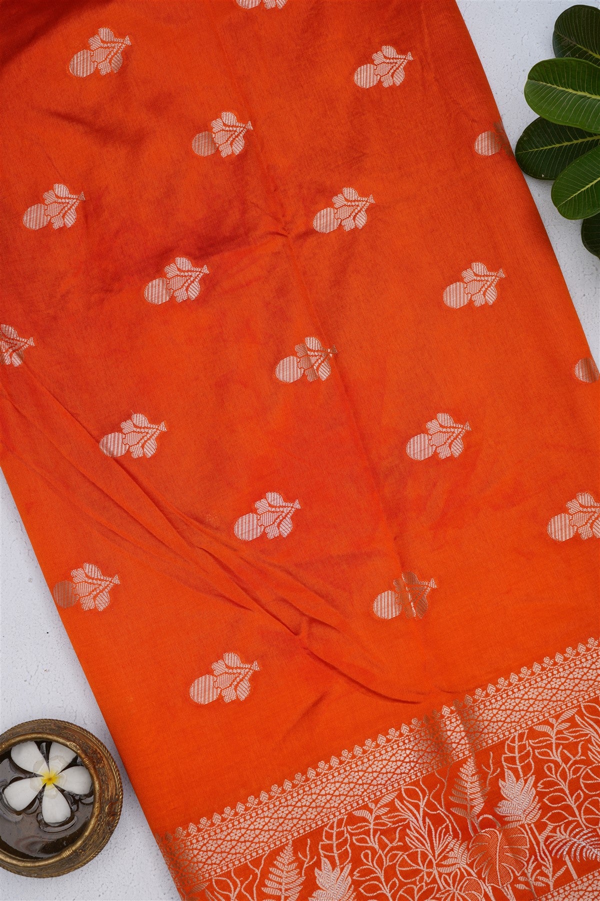 Banarasi Kathan Silk Dark Pink Saree