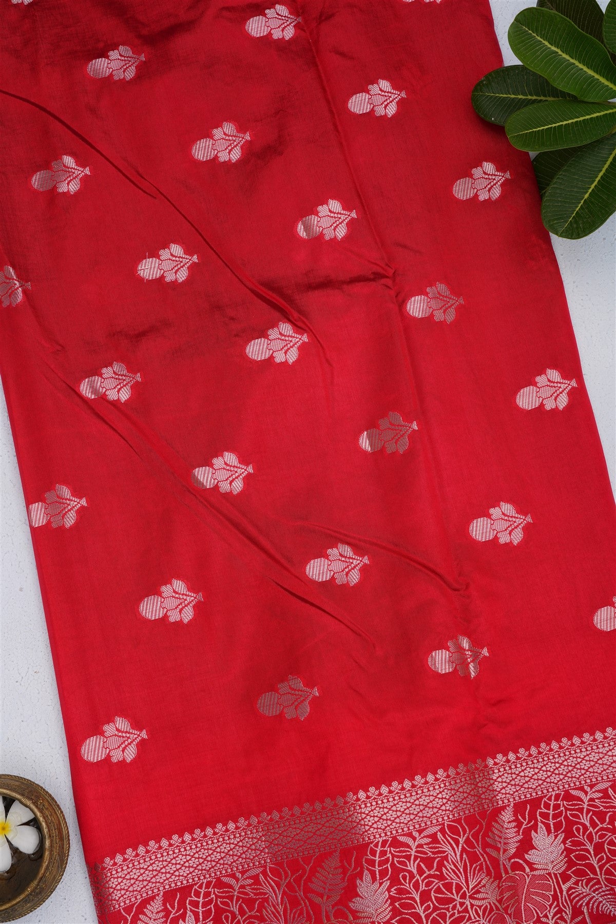 Banarasi Kathan Silk Purple Saree
