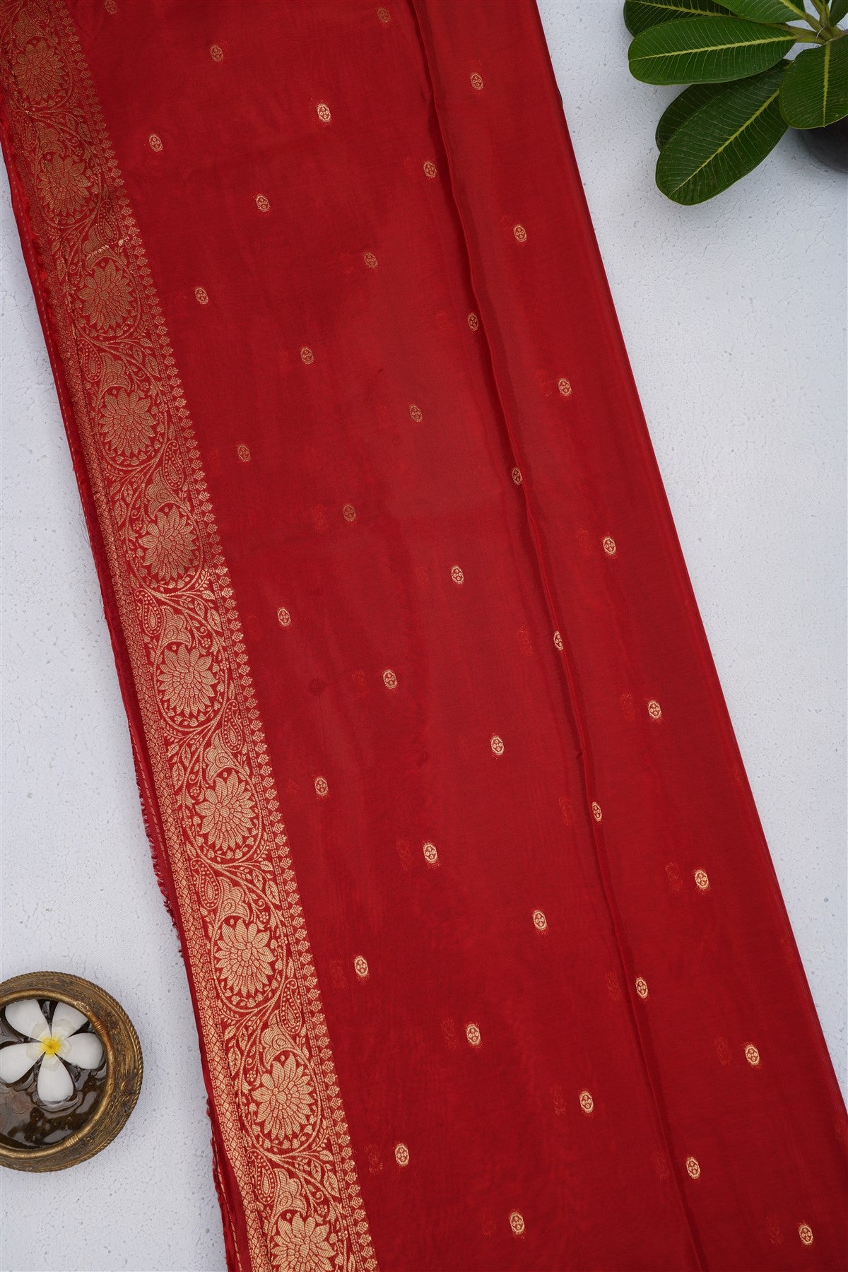 Banarasi Kathan Silk Dark Green Saree