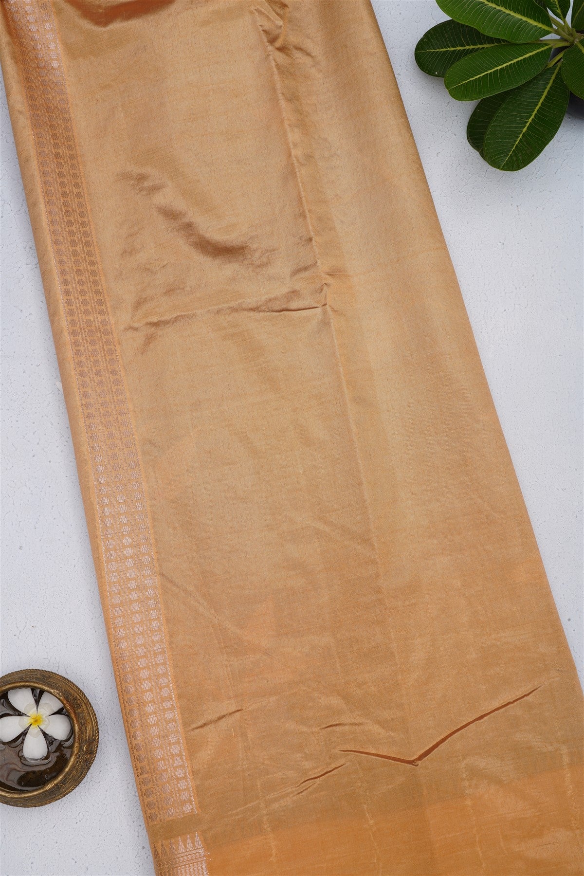 Banarasi Silk Dark Brown Saree
