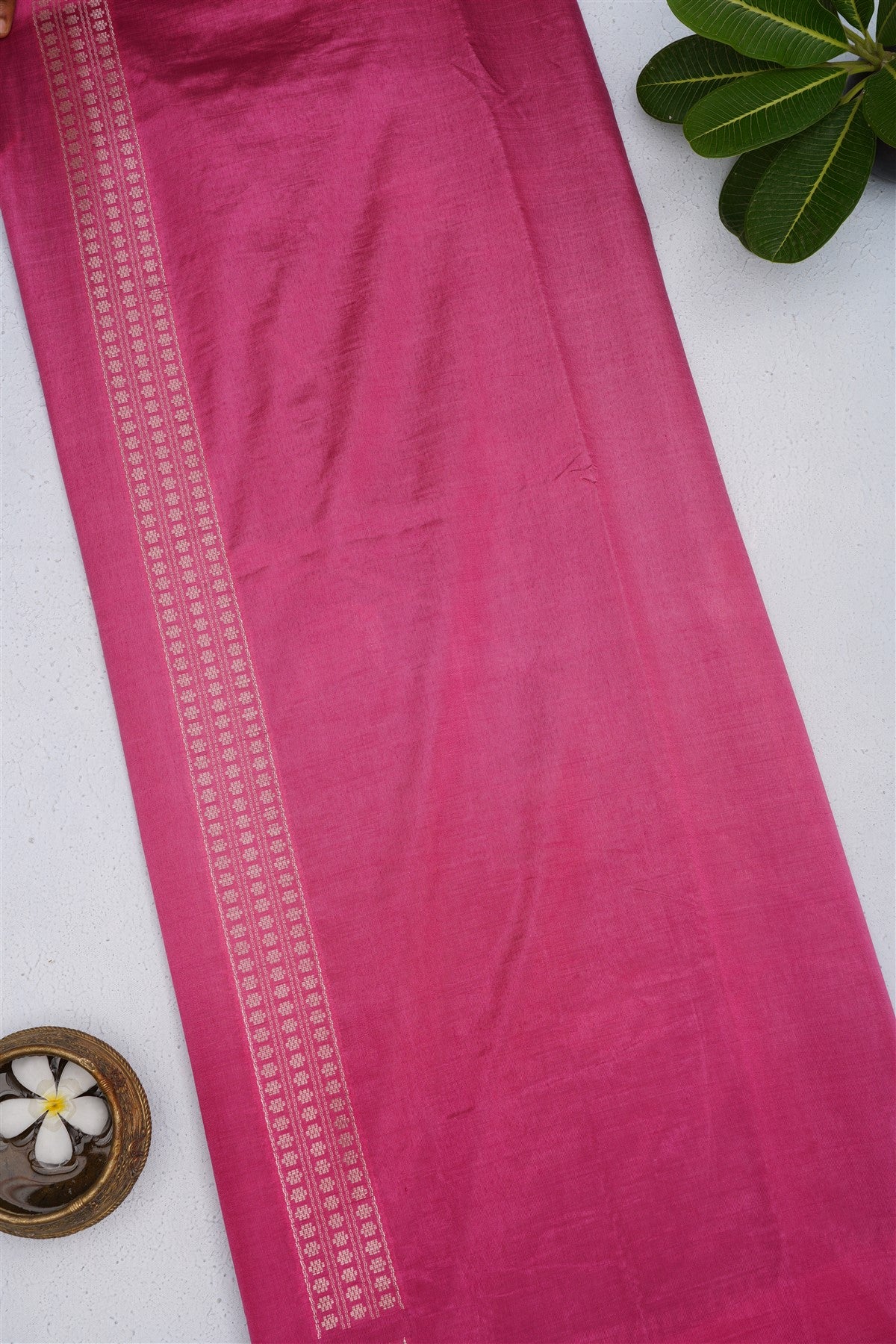 Banarasi Silk Dark Purple Saree