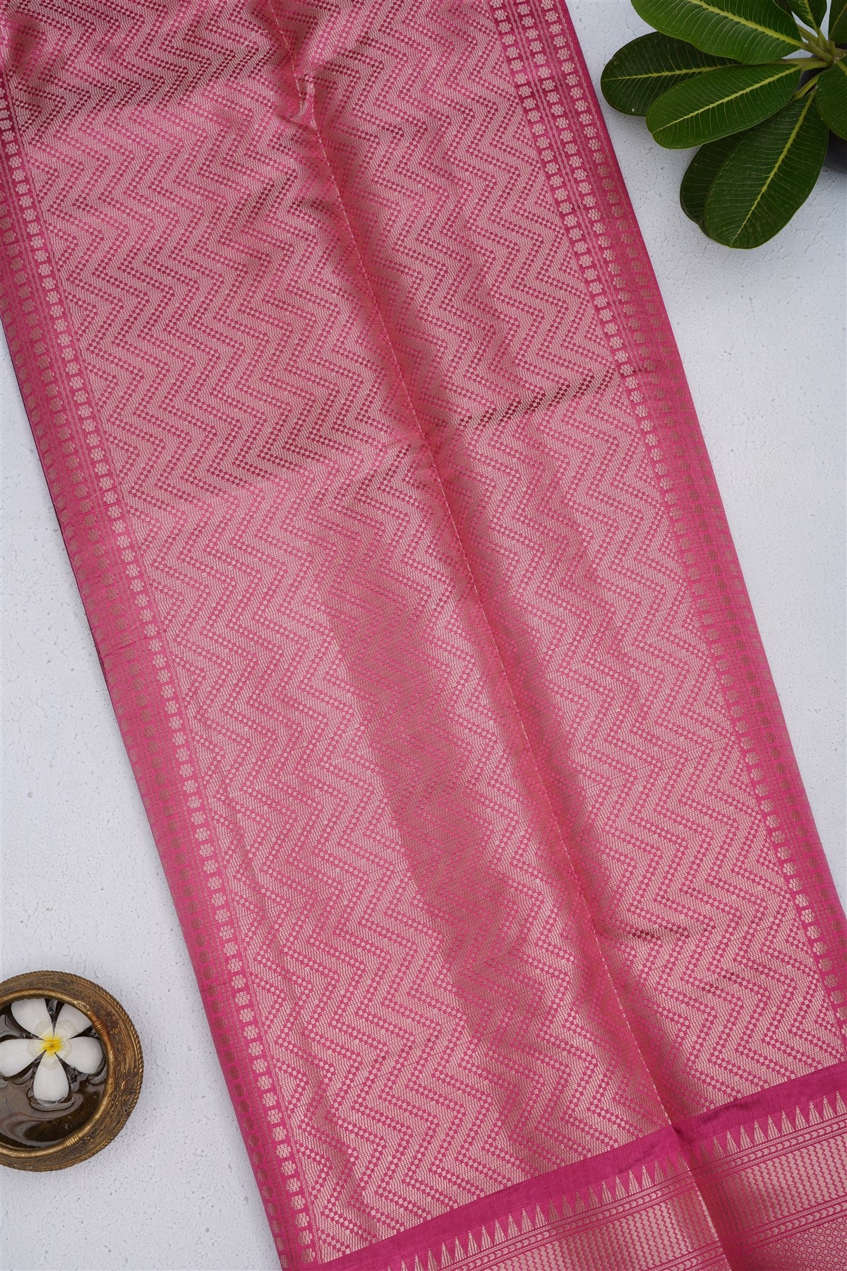 Banarasi Silk Dark Purple Saree