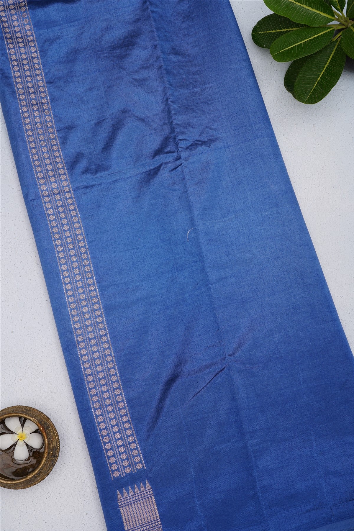 Banarasi Silk Navy Blue Saree
