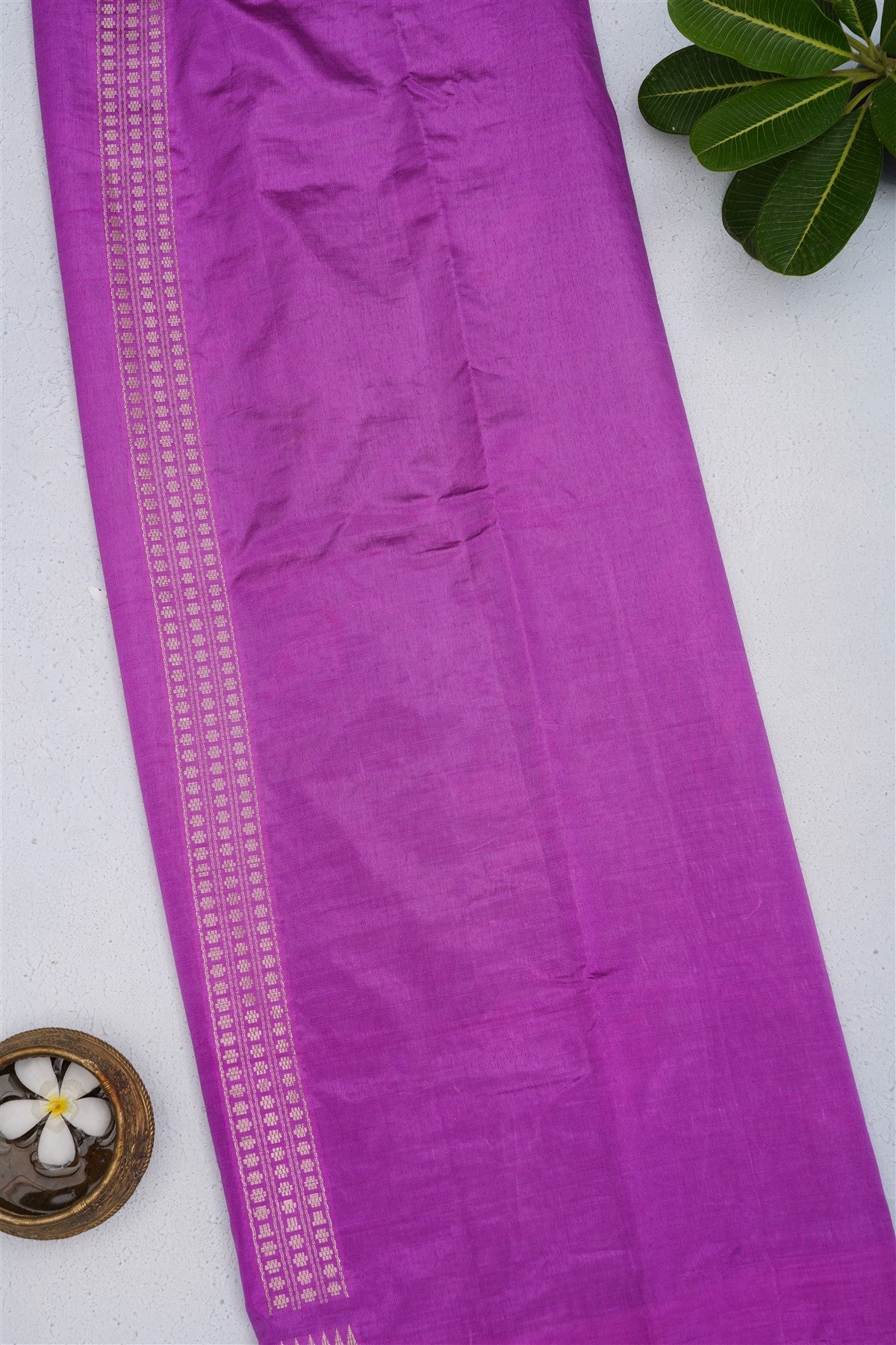 Banarasi Silk Violet Saree
