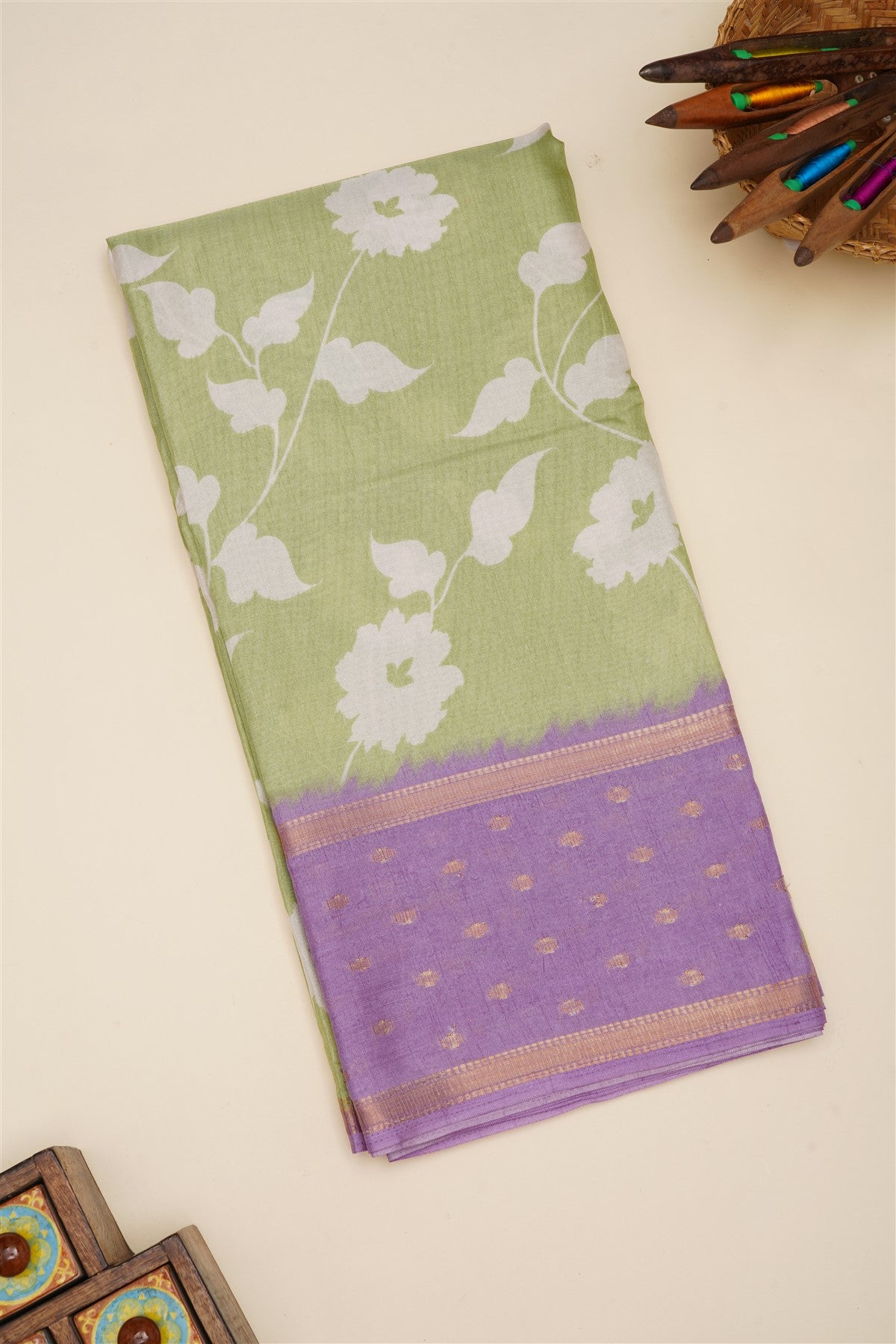Fancy Dola Silk Light Green  Saree