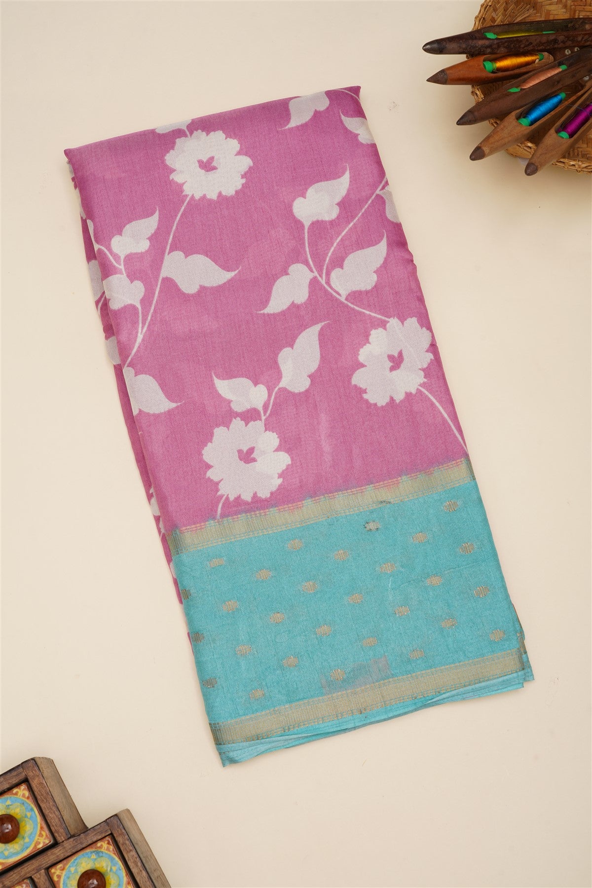 Fancy Dola Silk Light Purple Saree