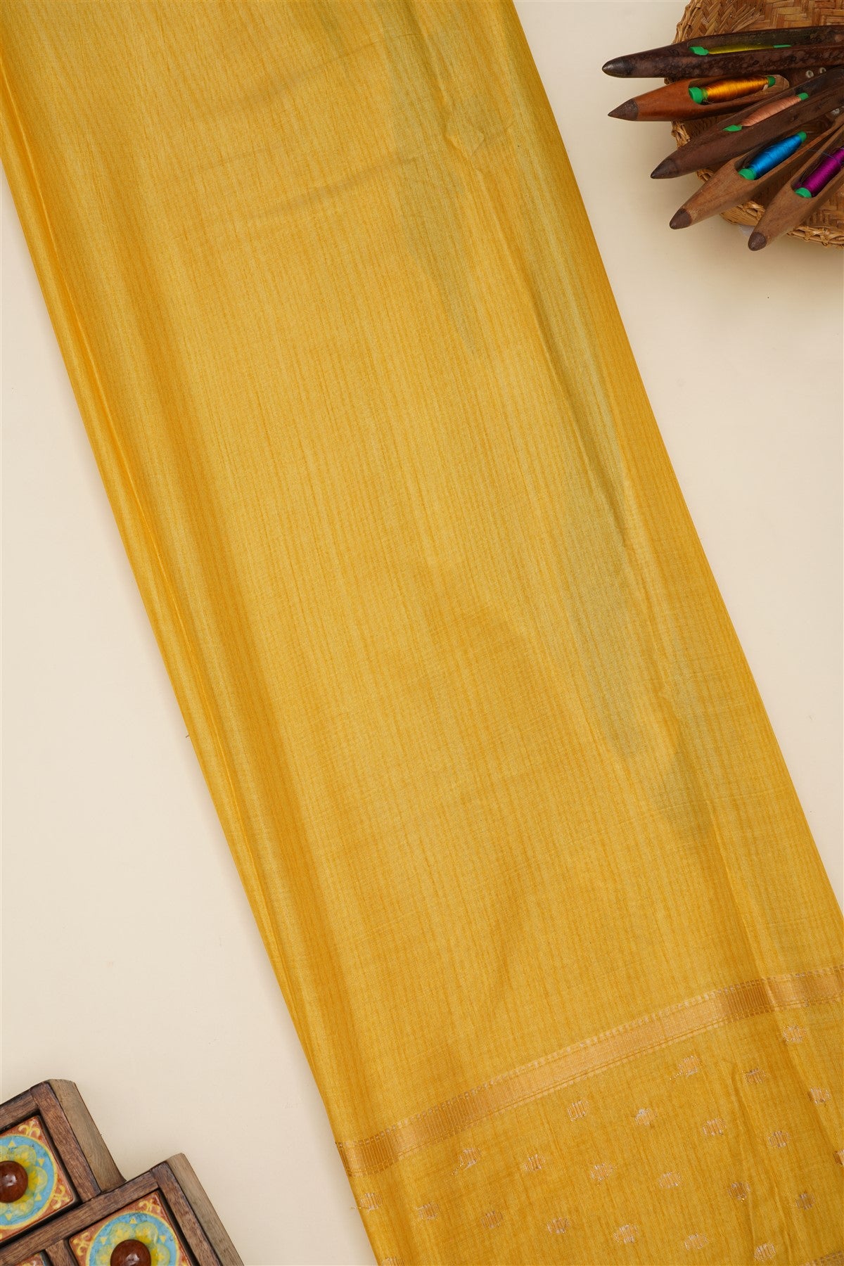 Fancy Dola Silk Slate Blue  Saree