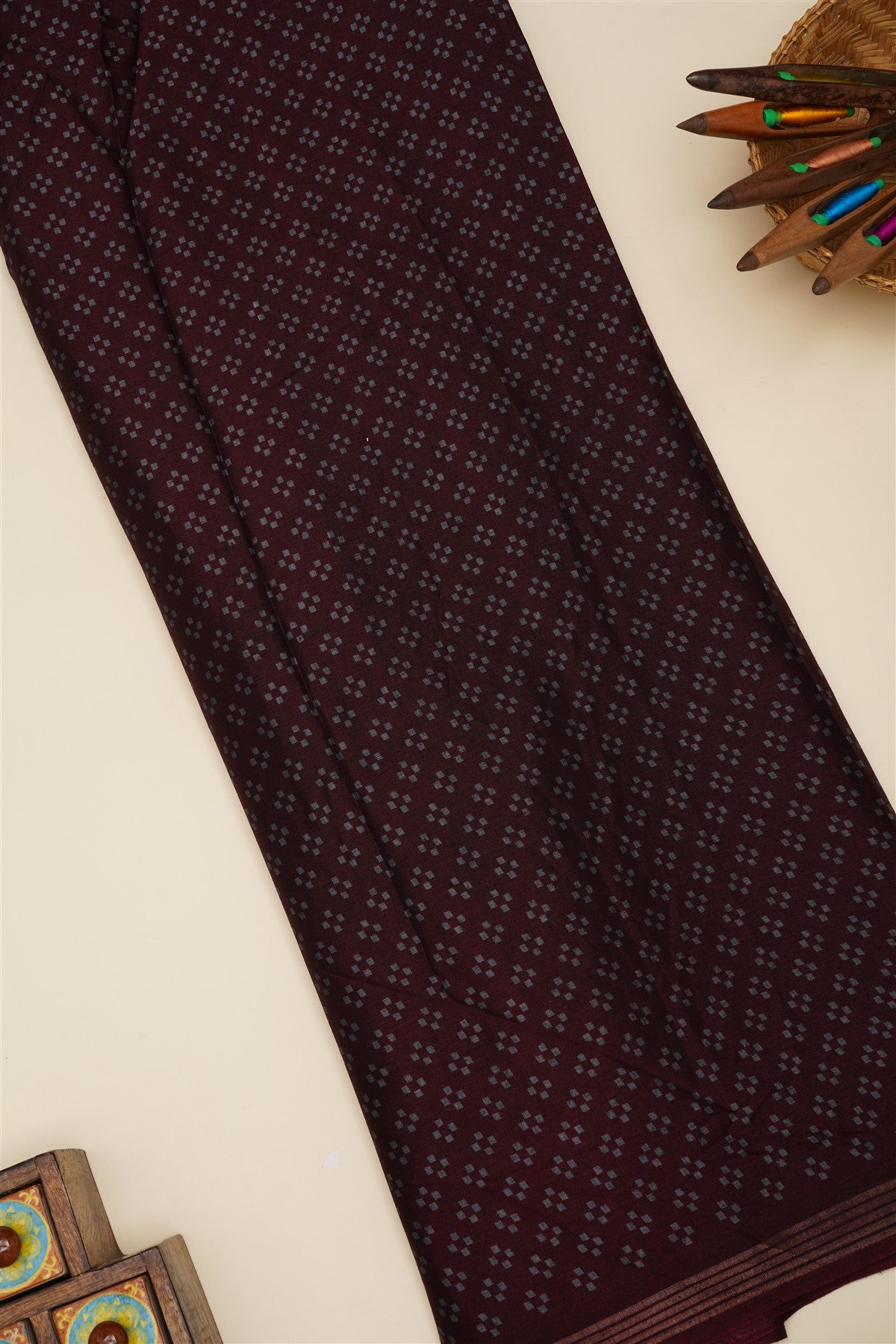 Fancy Silk Blend Black Saree