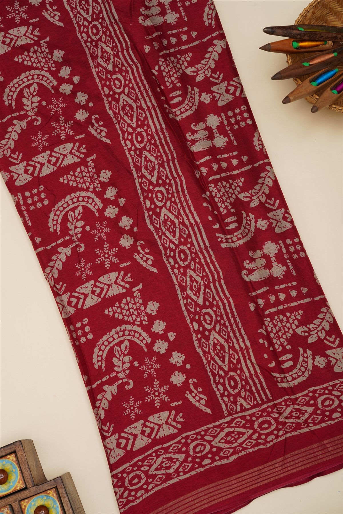 Fancy Silk Blend Black Saree