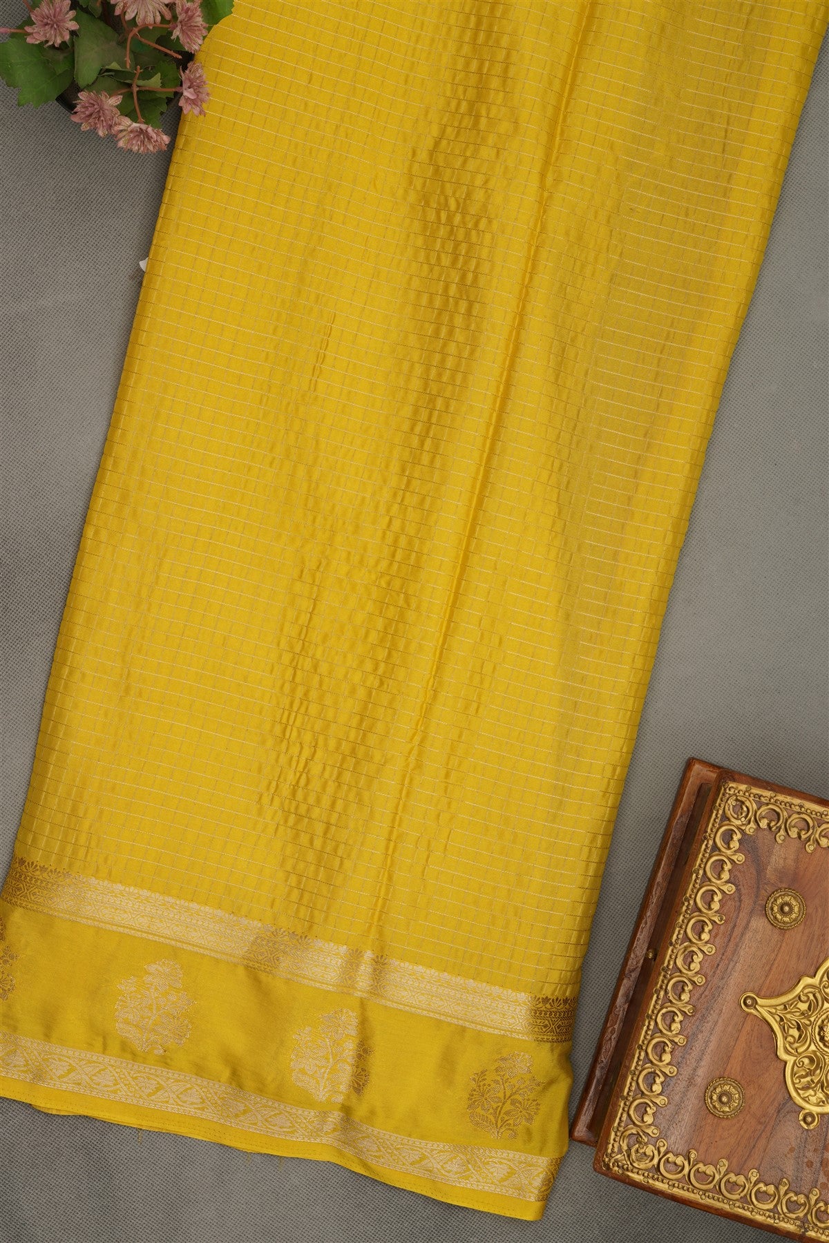 Banarasi Crepe Maroon  Saree