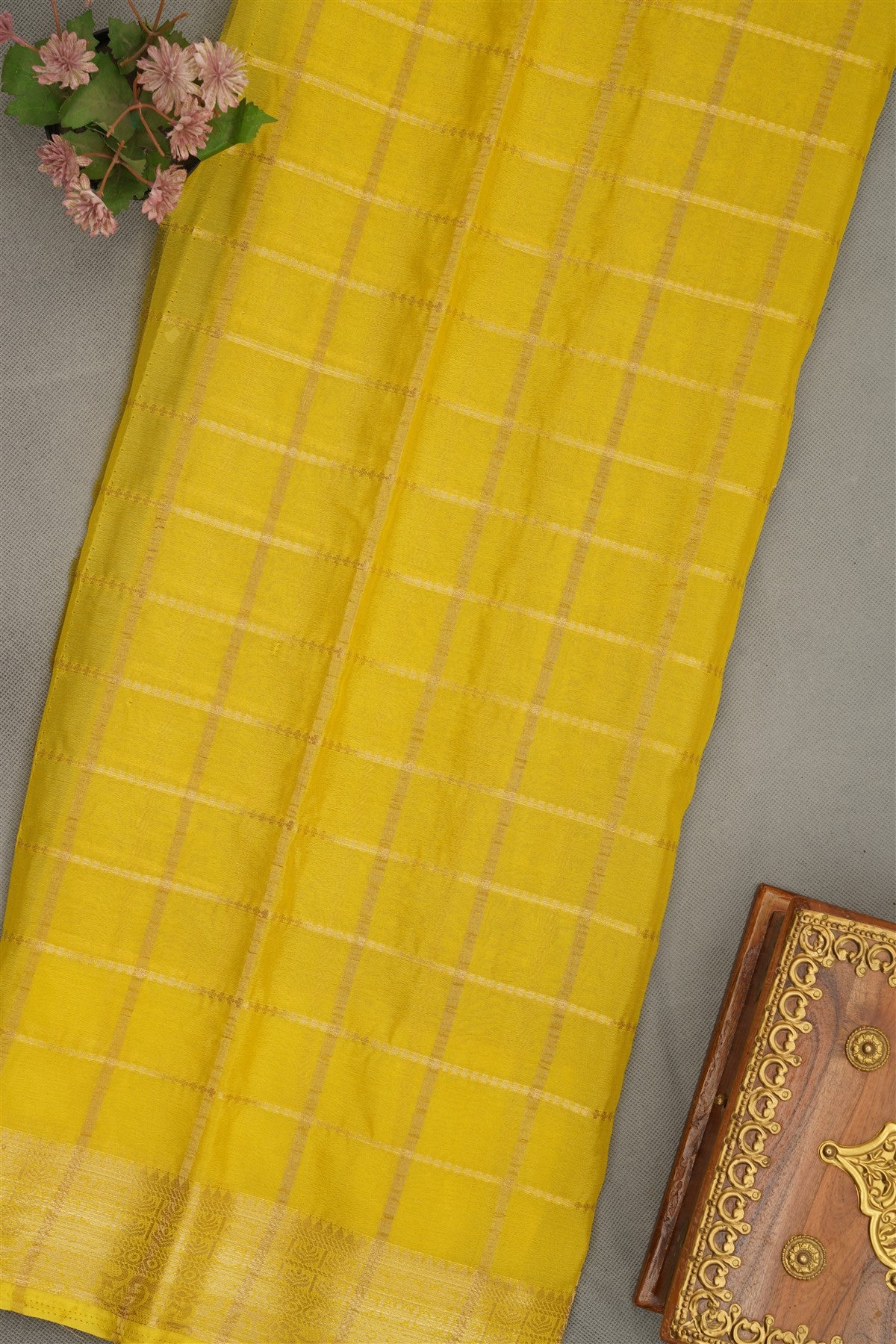Banarasi Chinon Chiffon Maroon  Saree