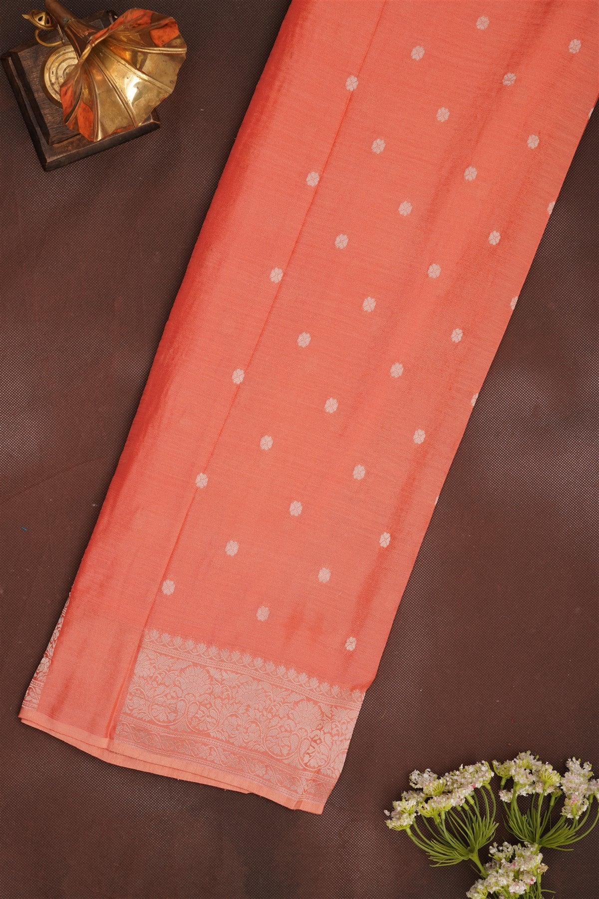 Banarasi Georgette Dark Green Saree