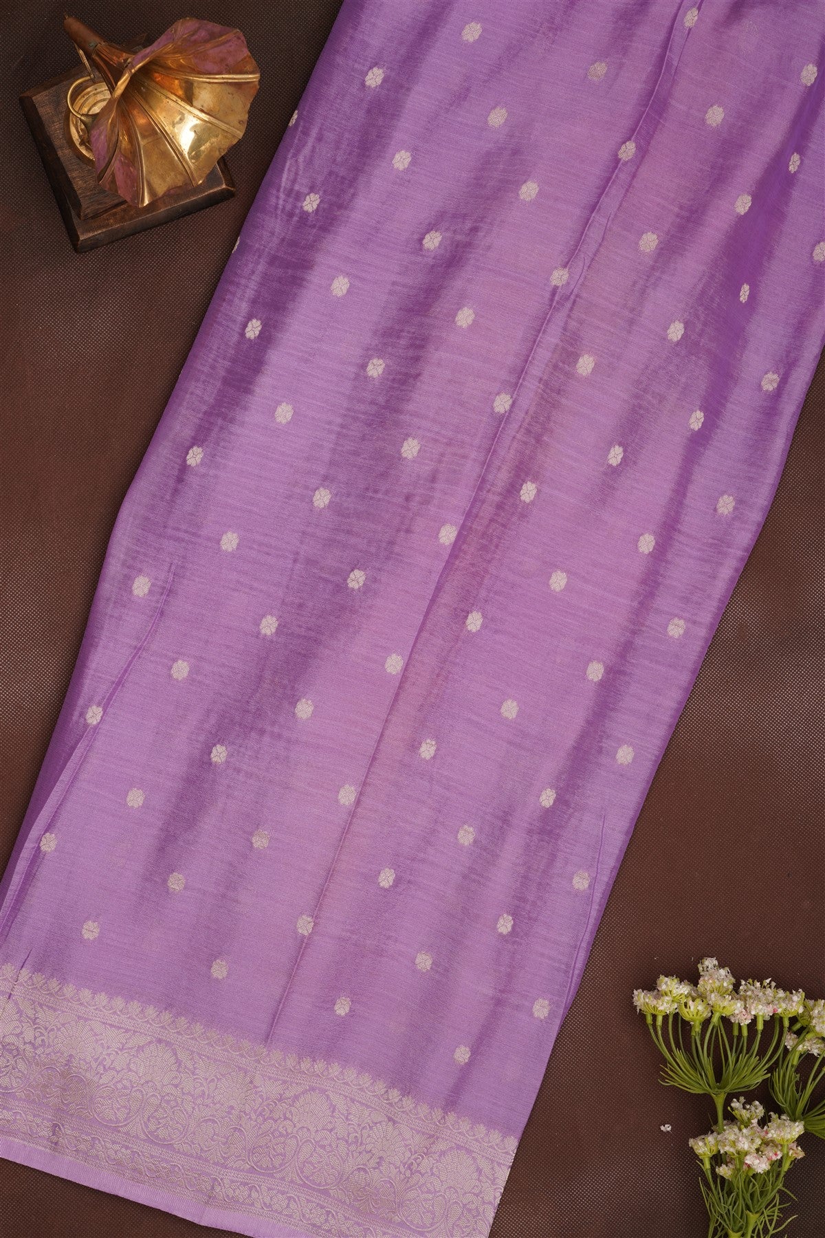 Banarasi Georgette Orange Saree