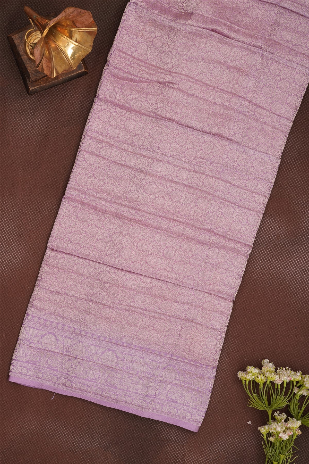 Banarasi Georgette Orange Saree