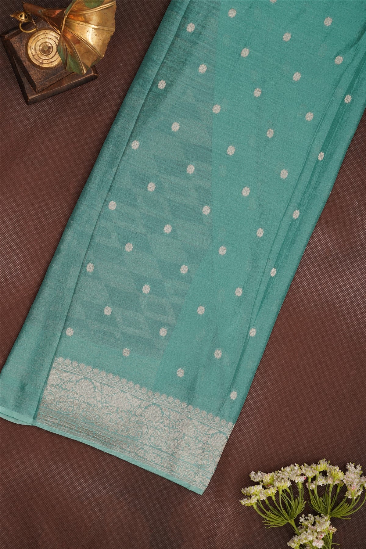 Banarasi Georgette Purple Saree