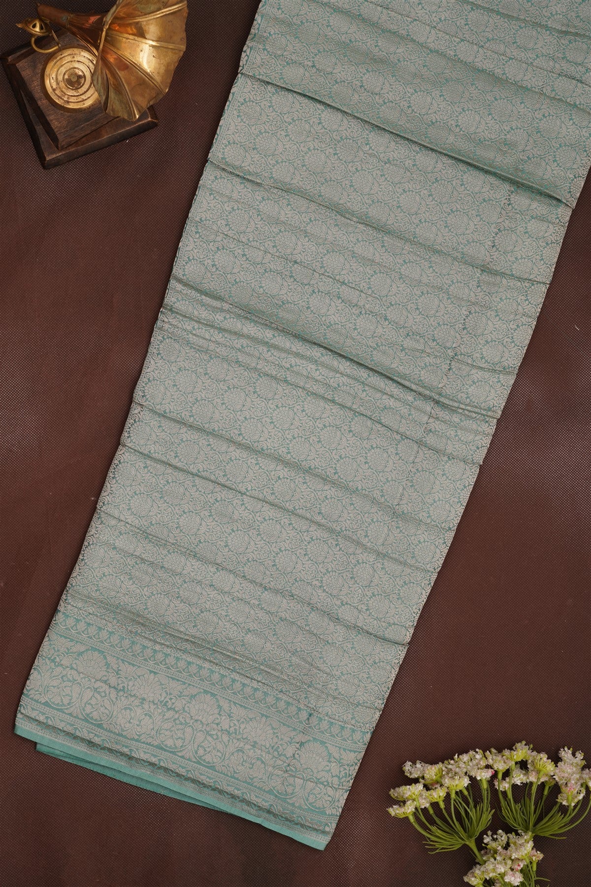 Banarasi Georgette Purple Saree