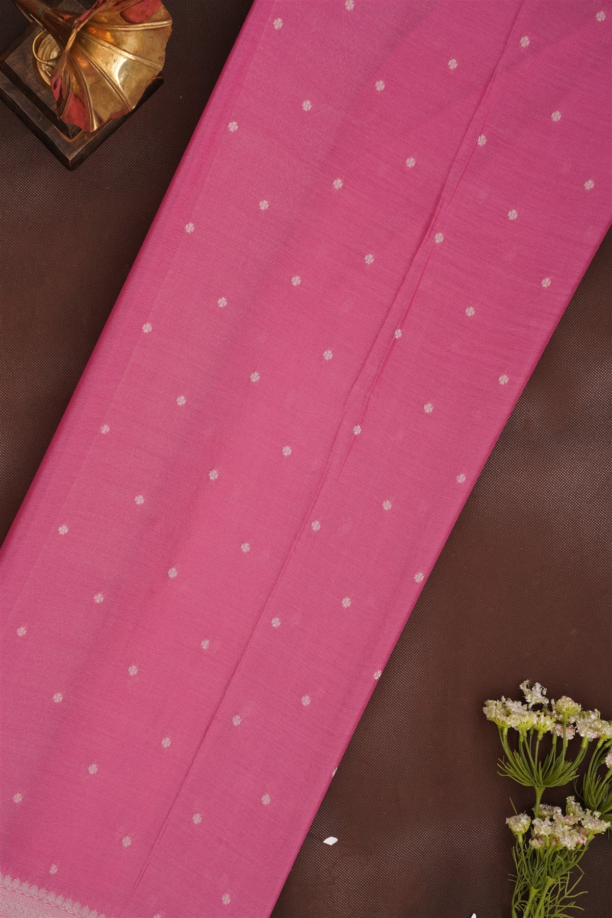 Banarasi Georgette Dark Brown Saree