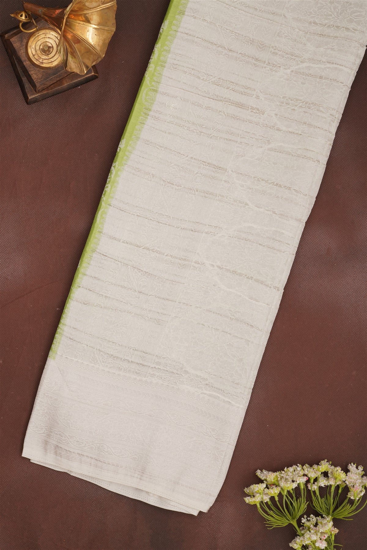 Banarasi Georgette Light Green Saree