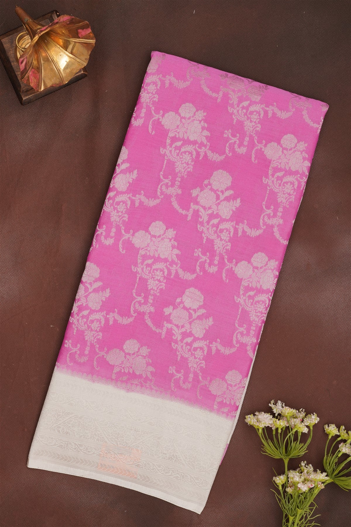 Banarasi Georgette Light Purple Saree
