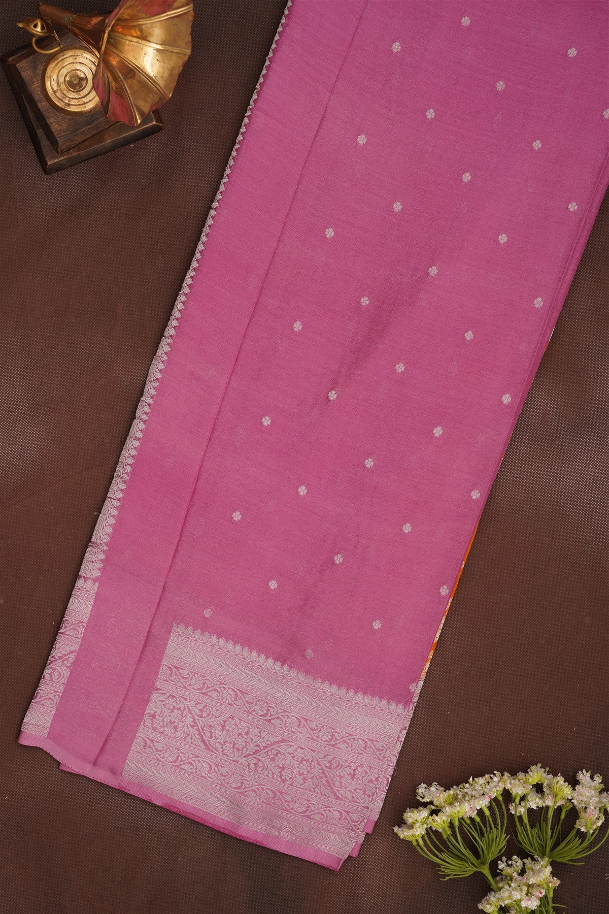 Banarasi Georgette Mustard Saree