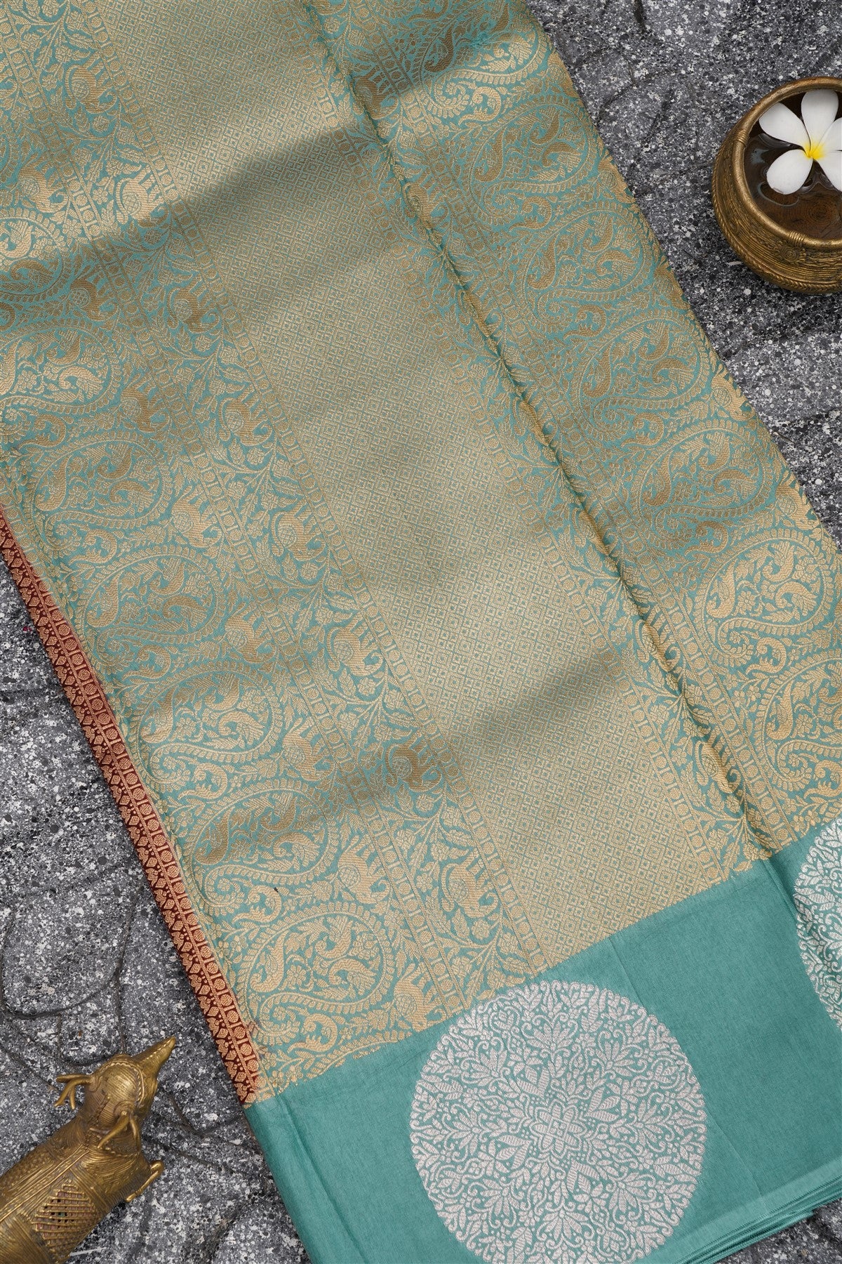 Banarasi Silk Maroon Saree