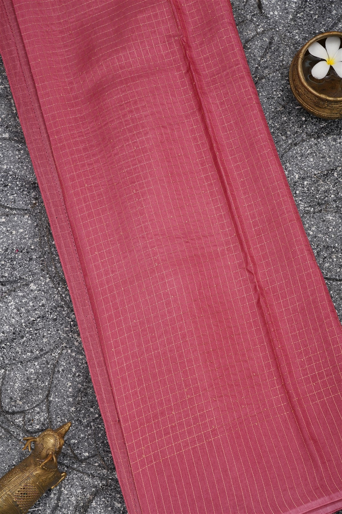 Banarasi Silk Orange Saree