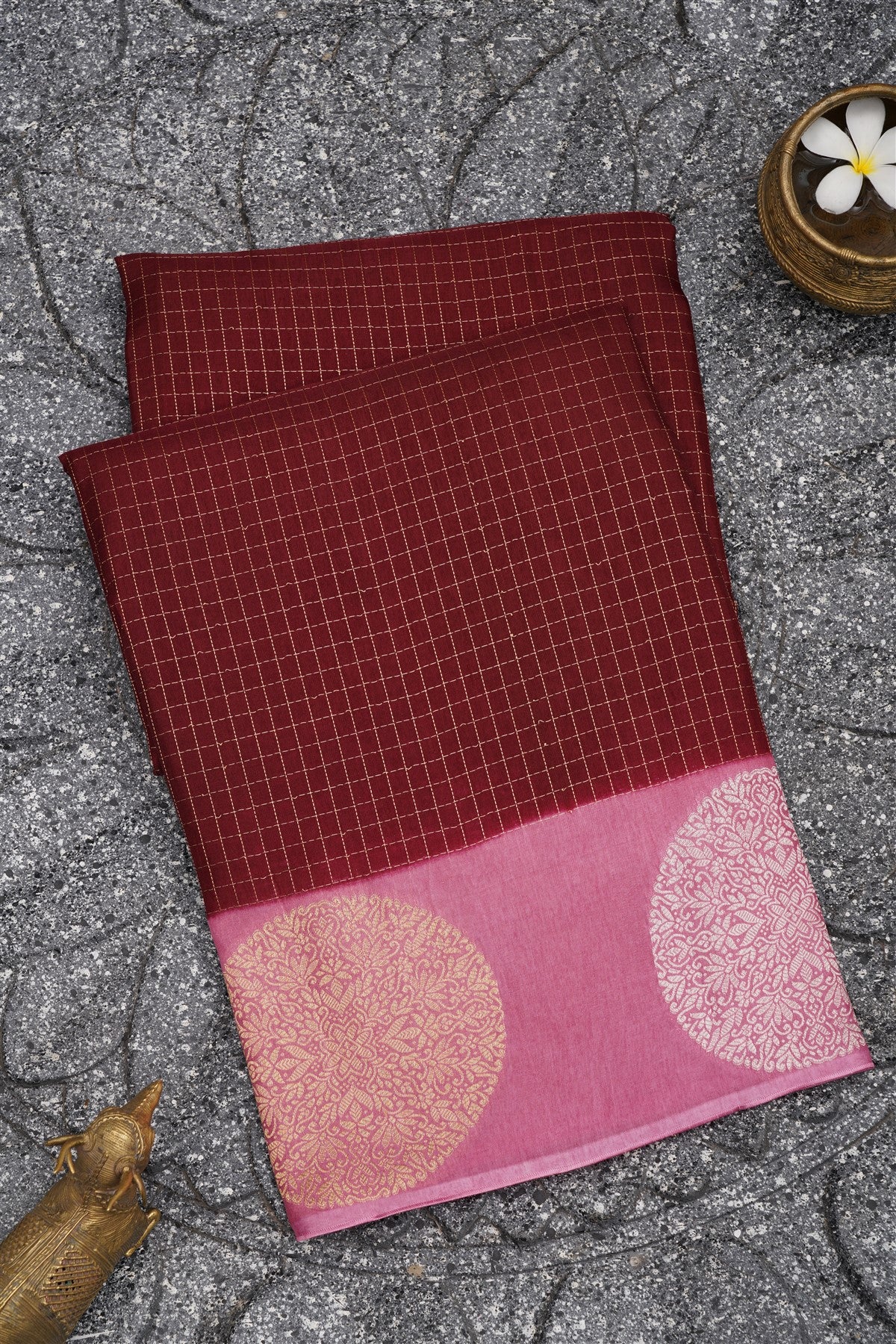 Banarasi Silk Purple Saree