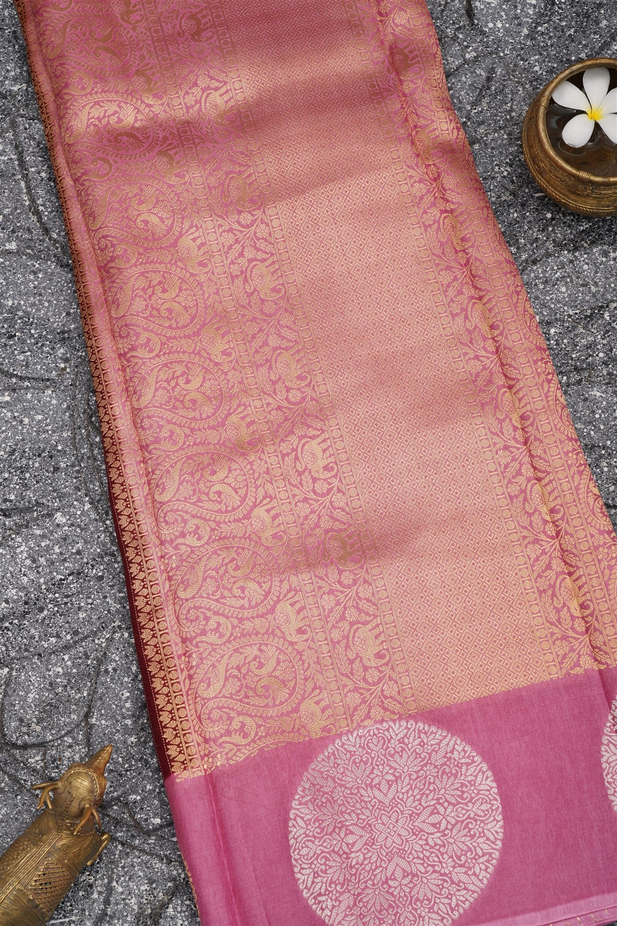 Banarasi Silk Purple Saree