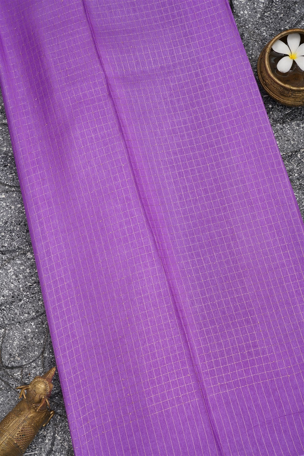 Banarasi Silk Violet Saree