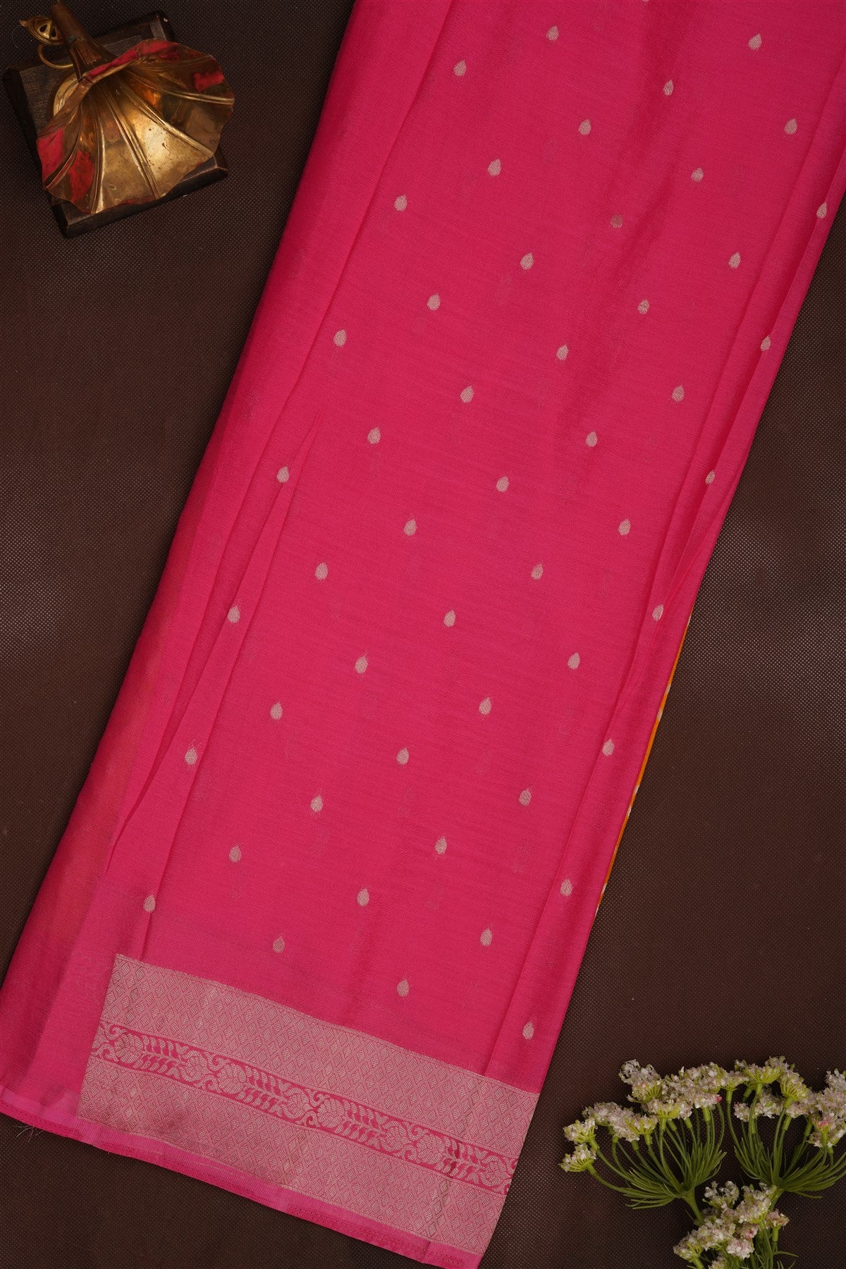 Banarasi Georgette Mustard Saree