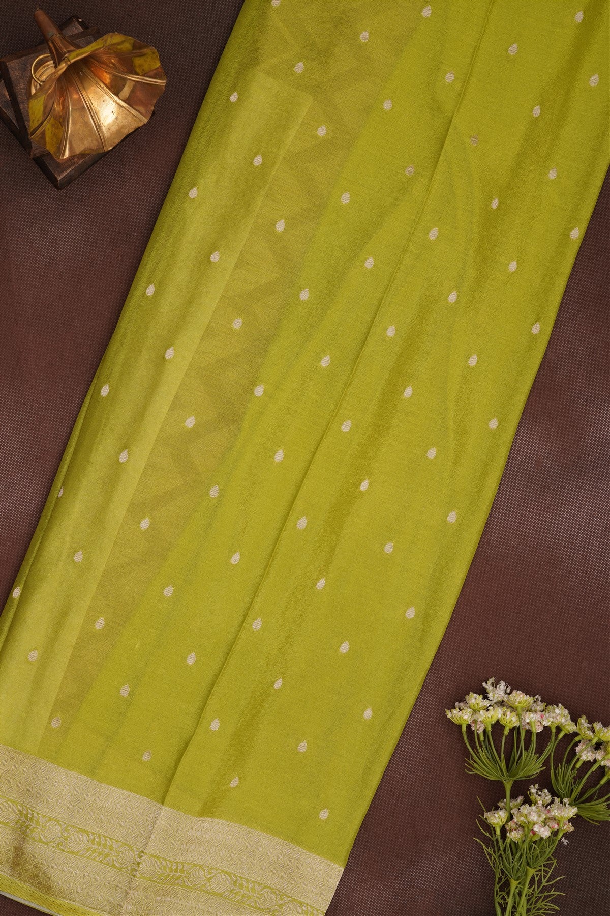 Banarasi Georgette Purple Saree