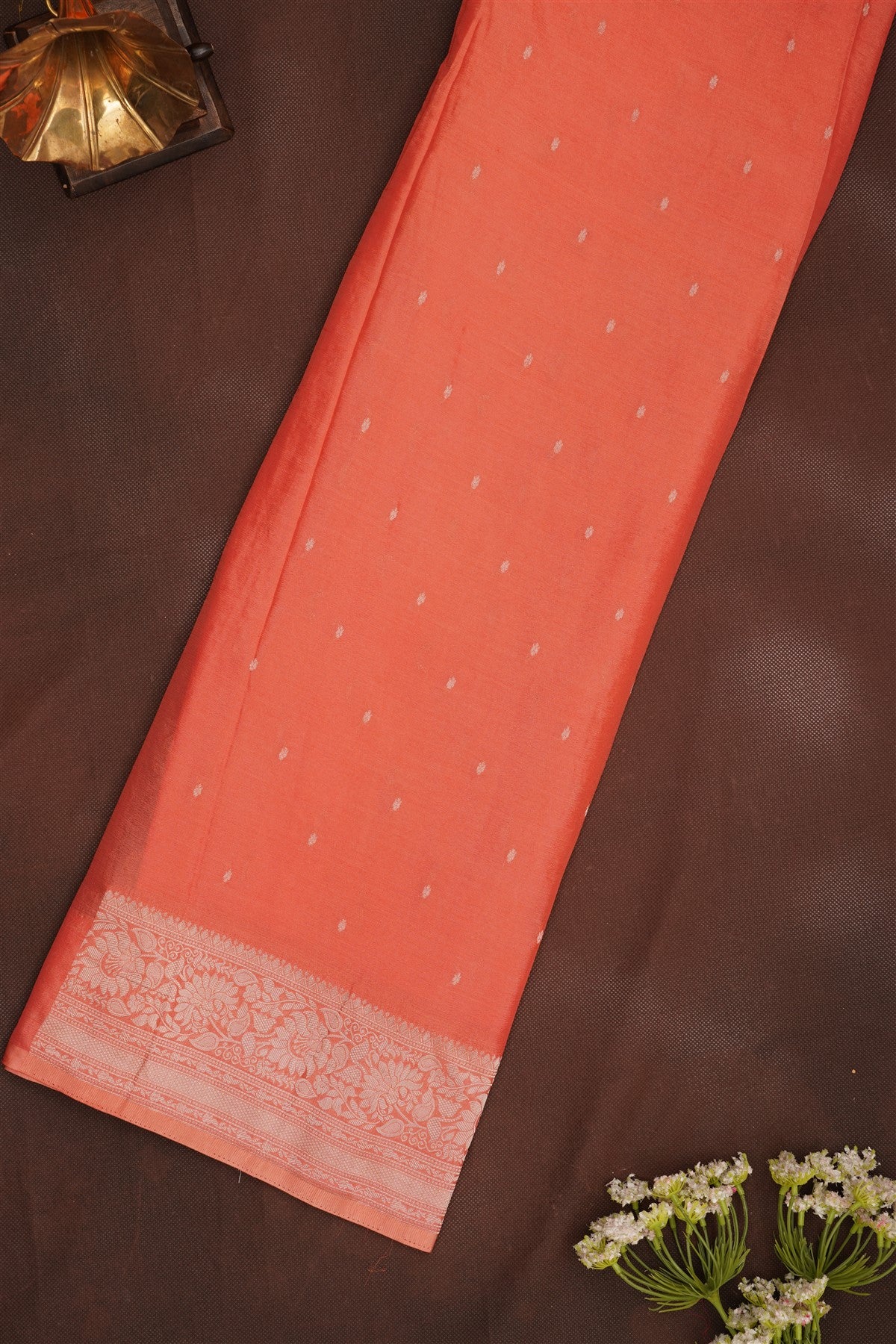 Banarasi Georgette Dark Green Saree