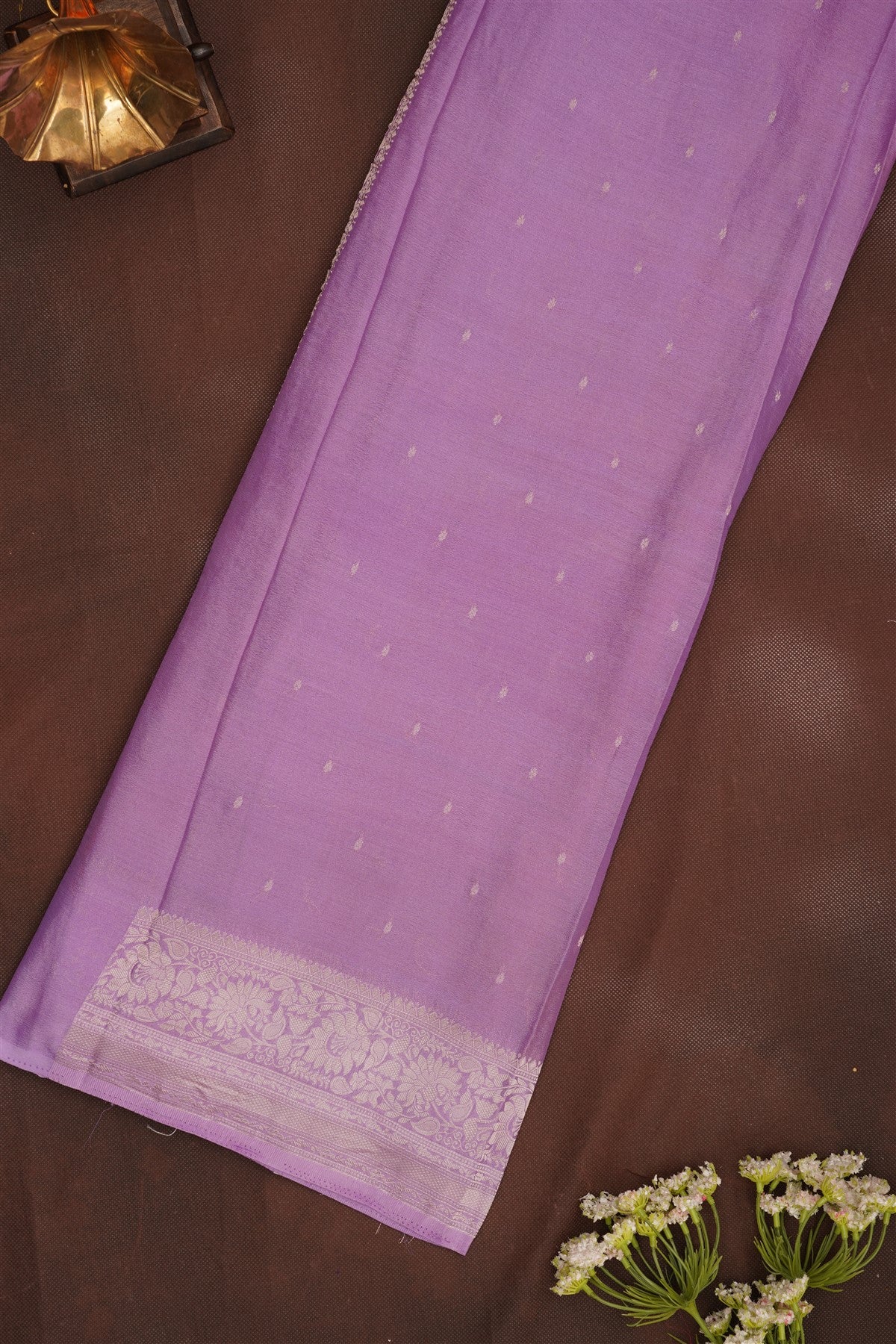 Banarasi Georgette Dark Orange Saree