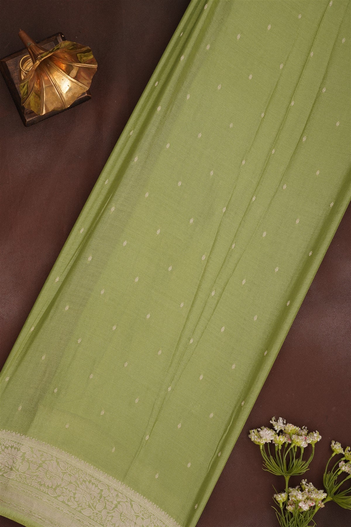 Banarasi Georgette Dark Purple Saree