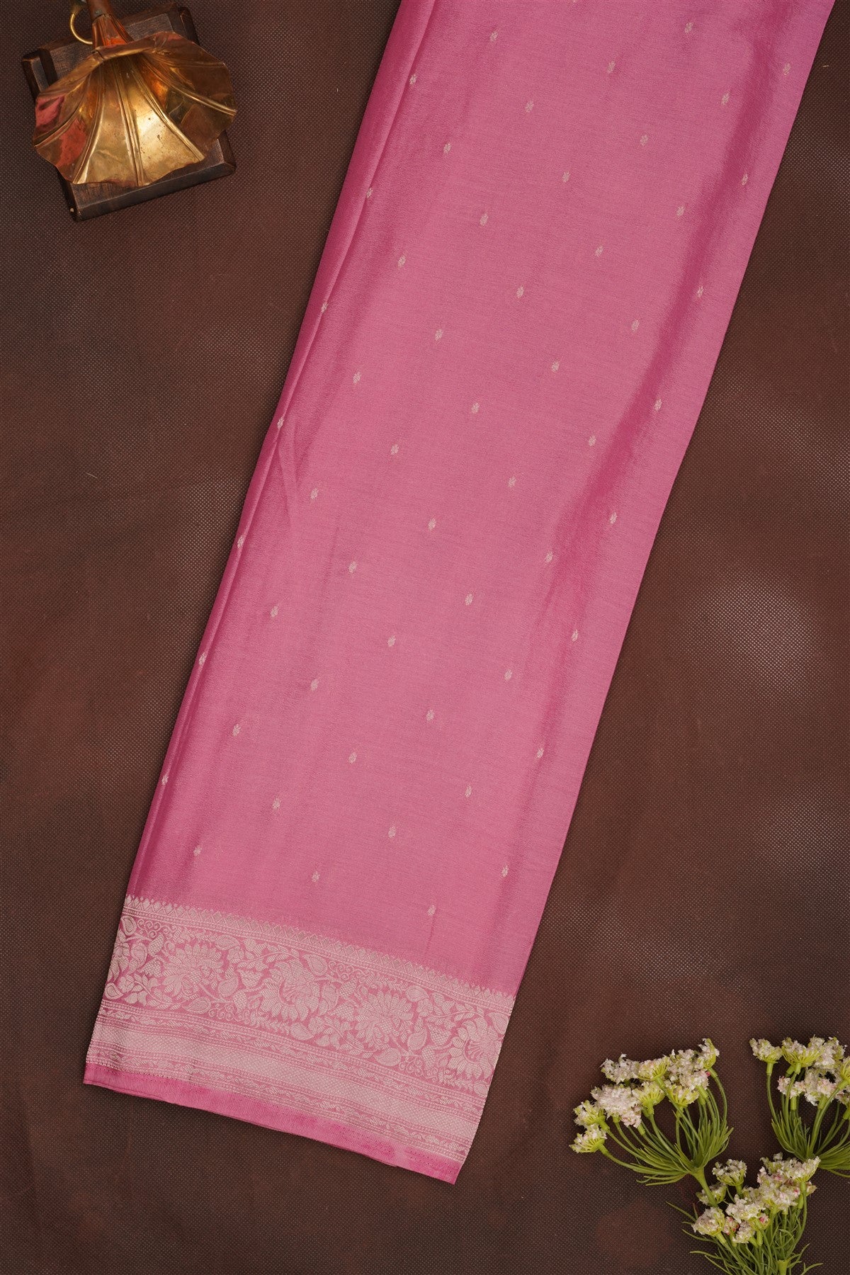 Banarasi Georgette Dark Purple Saree