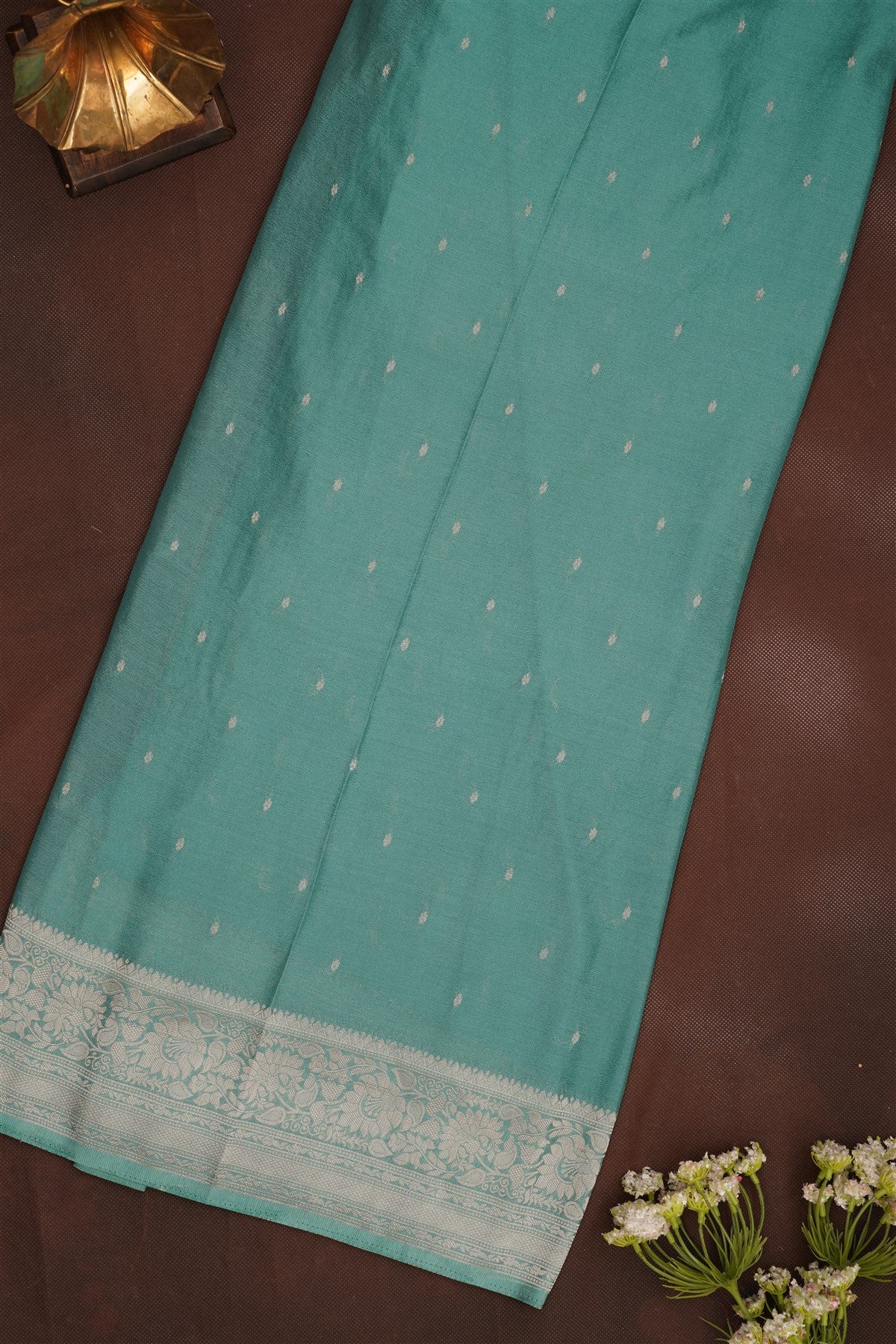 Banarasi Georgette Dark Violet Saree