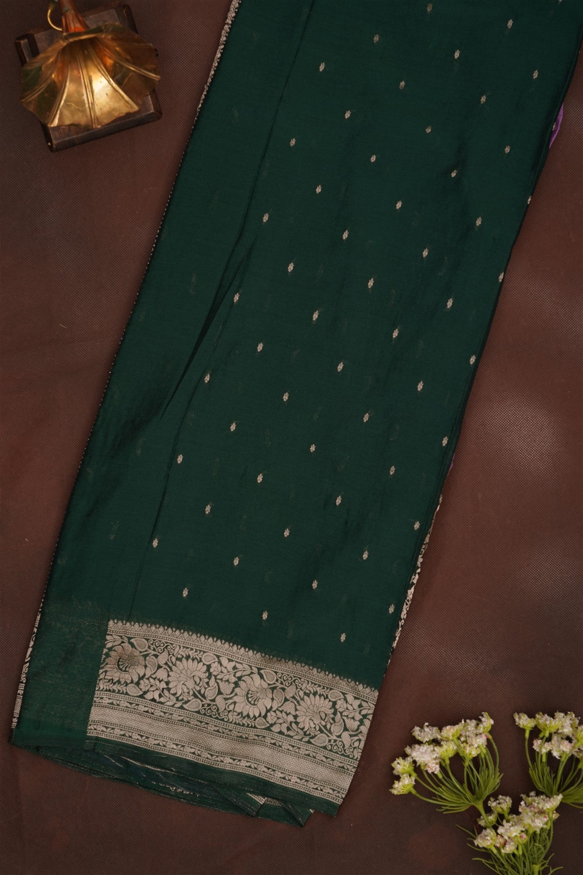 Banarasi Georgette Lavender Saree