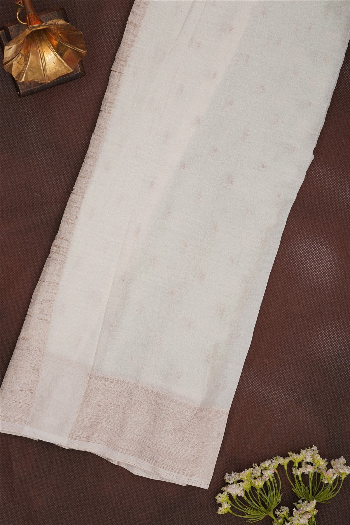 Banarasi Georgette Light Green Saree
