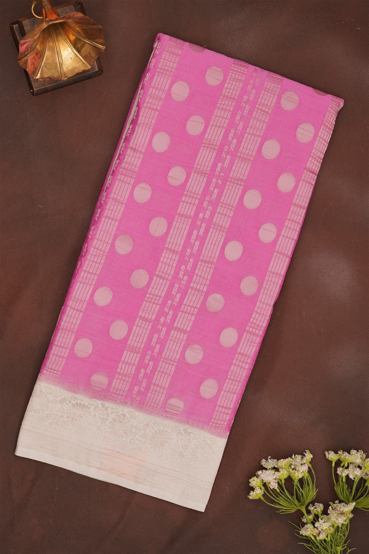 Banarasi Georgette Light Pink Saree