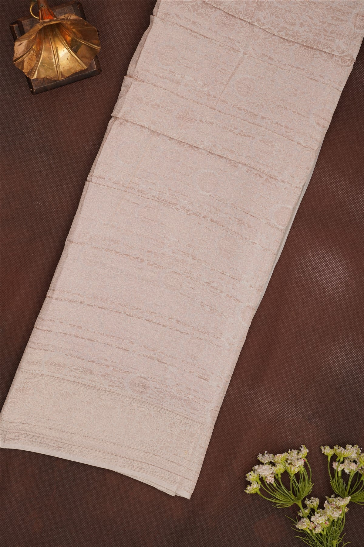 Banarasi Georgette Light Pink Saree