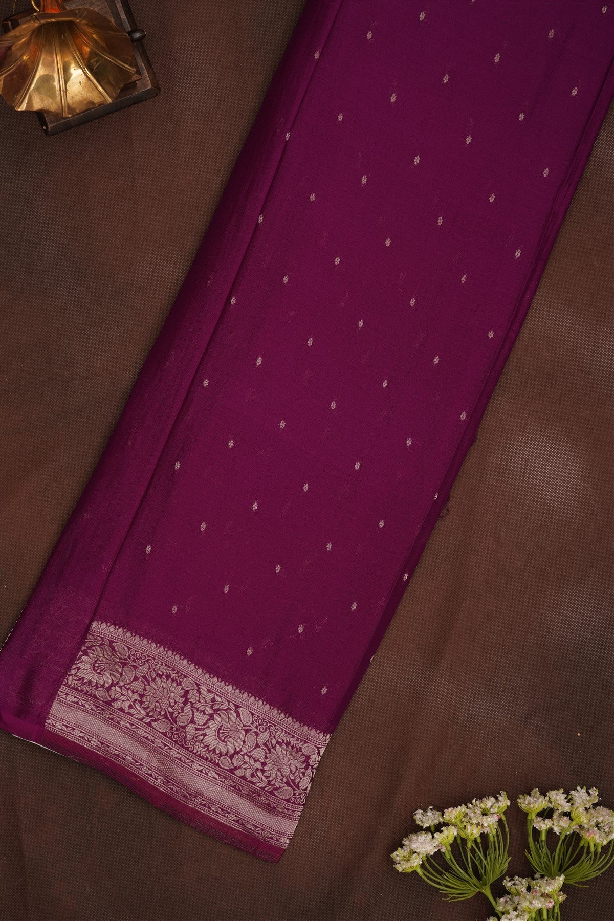 Banarasi Georgette Light Sea Green Saree