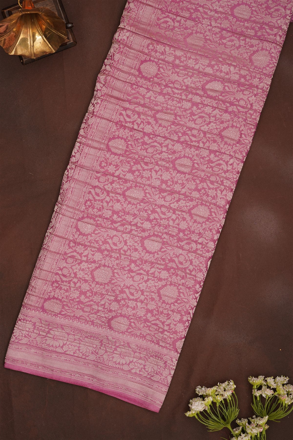 Banarasi Georgette Mustard Saree