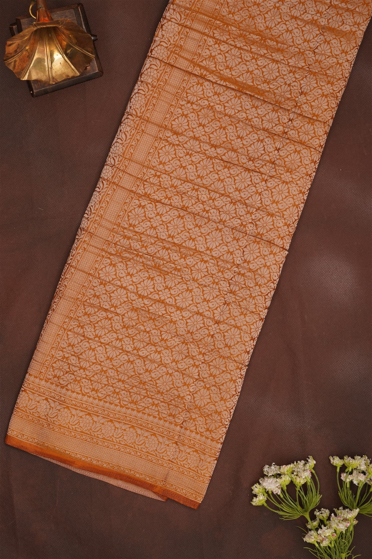 Banarasi Georgette Lavender Saree