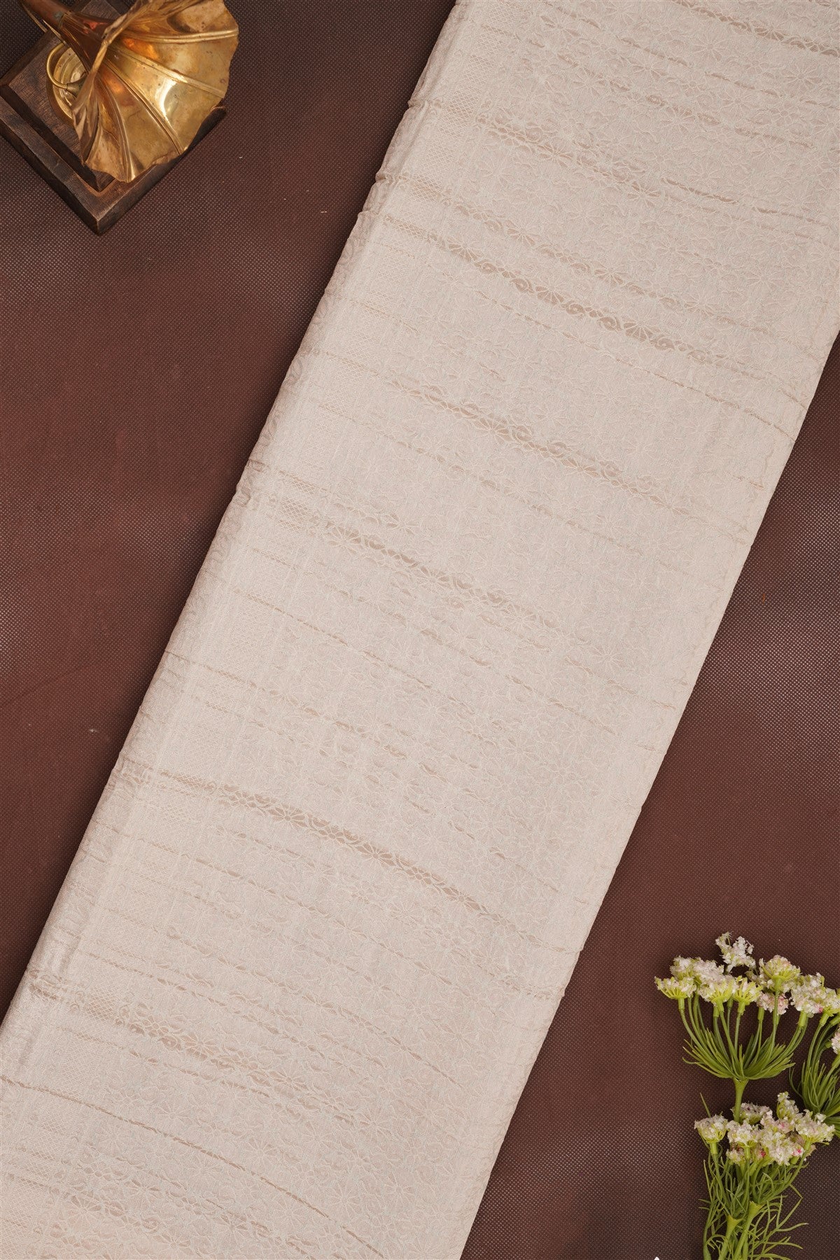 Banarasi Georgette Violet Saree