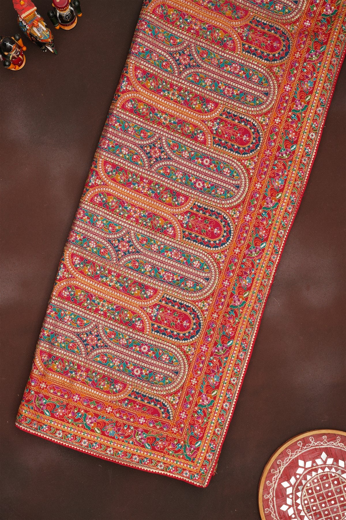 Banarasi Roman Silk Cream  Saree
