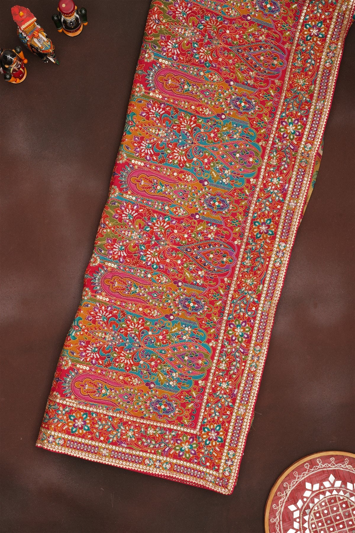 Banarasi Roman Silk Cream  Saree