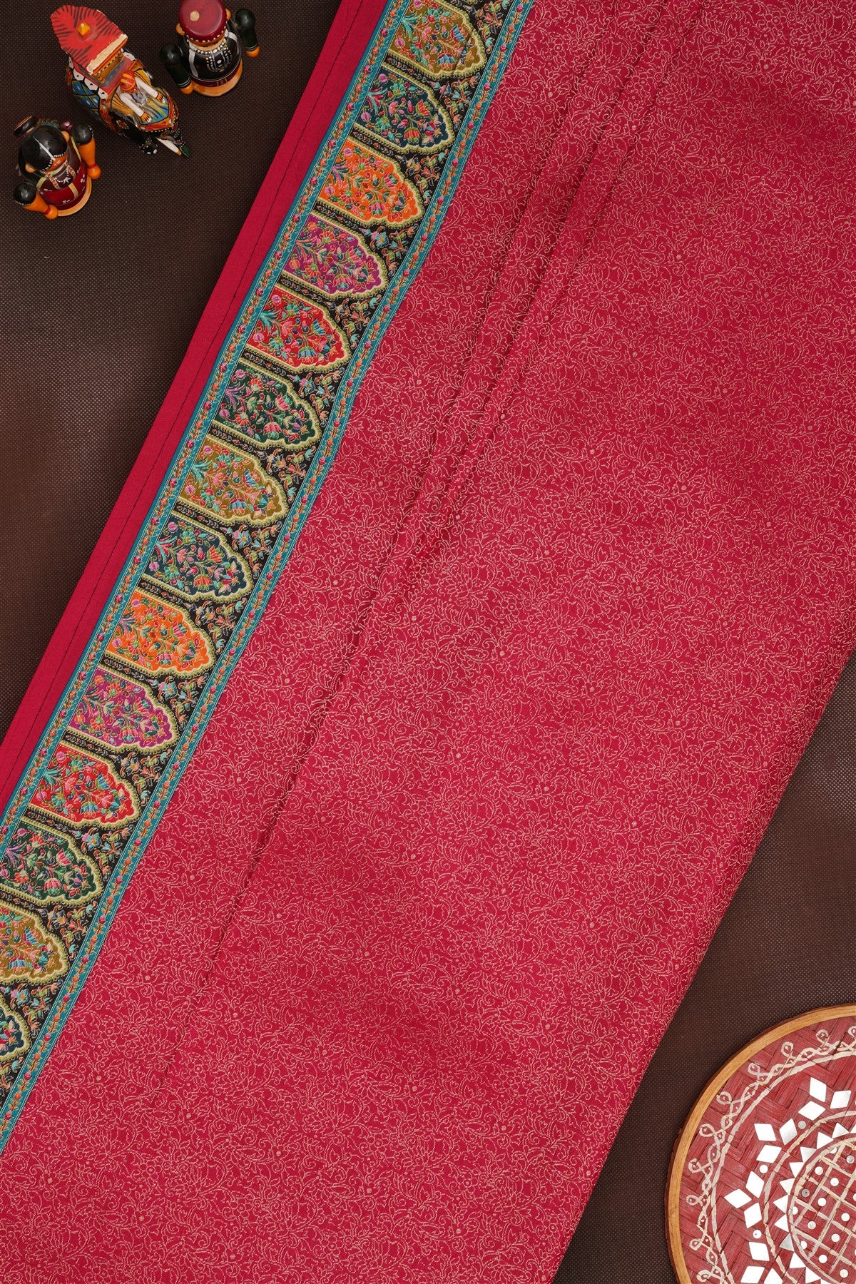 Banarasi Roman Silk Black  Saree