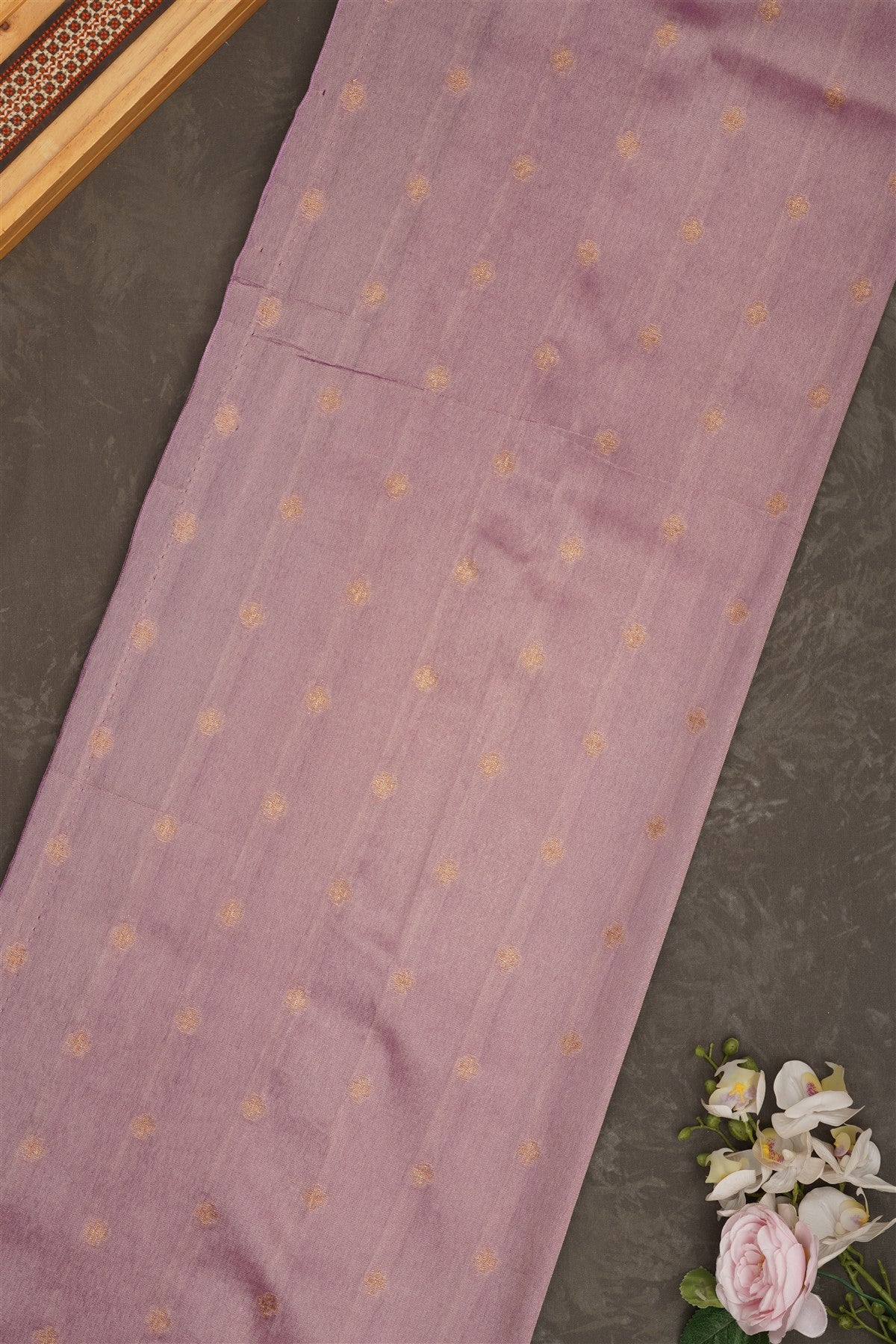 Banarasi Tissue Silk Lavender Saree